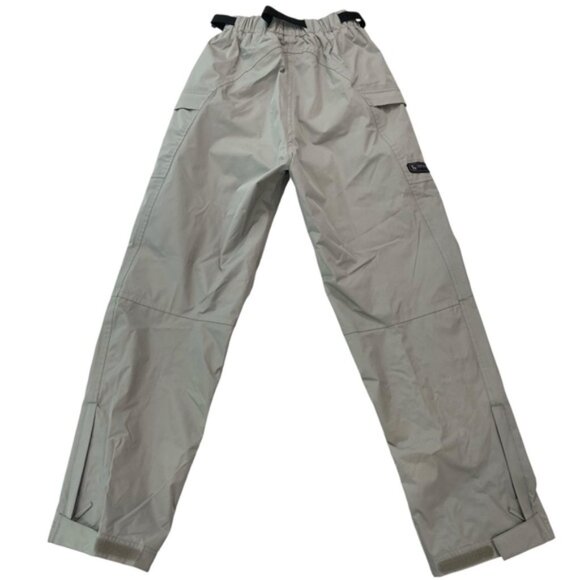 NWT WetSkins Waterproof Cargo Rain Pants Small Beige Hiking Outdoor Travel - Picture 2 of 13